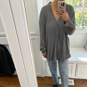 Free People We The Free Summer Daydream Buttondown Size XS